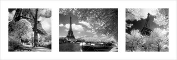 Πλαισιωμένη αφίσα Paris - Triptych