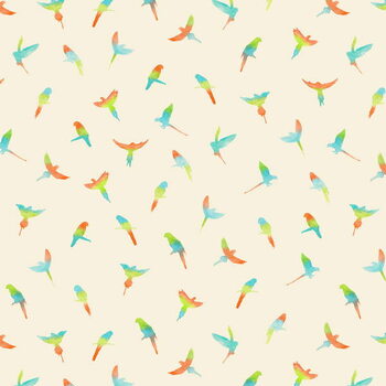 Sticker Parrots - pattern, 2020