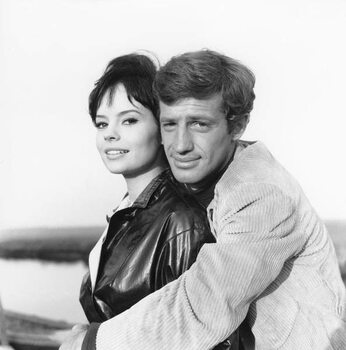 Quadro em tela Pascale Petit And Jean-Paul Belmondo