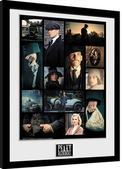 Poster emoldurado Peaky Blinders - Grid