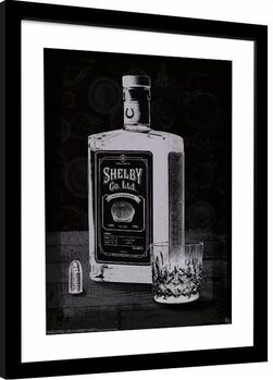 Poster emoldurado Peaky Blinders - Whiskey