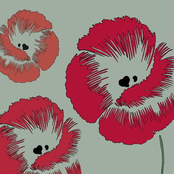 Принти на полотні Picnic Poppy, 2005