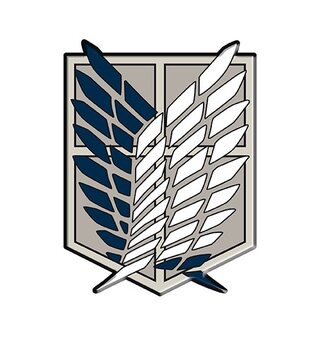 Crachá Attack on Titan - Scout badge