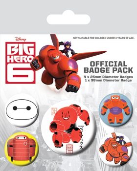 Conjunto de crachás Big Hero 6 - Baymax