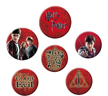 Conjunto de crachás Harry Potter