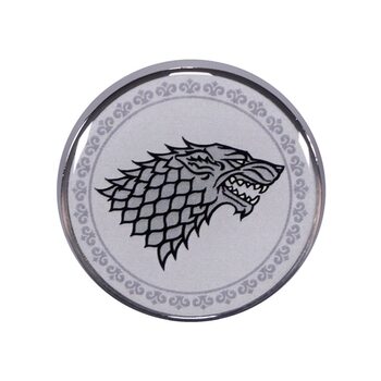Crachá Pin Badge Enamel - Game of Thrones - Stark