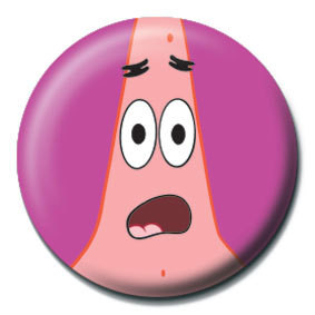 Crachá SPONGEBOB - patrick face