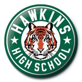 Crachá Stranger Things - Hawkins High School