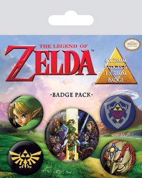 Conjunto de crachás The Legend Of Zelda