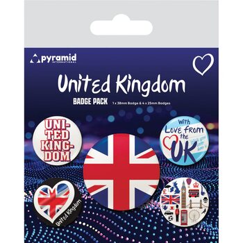 Conjunto de crachás United Kingdom