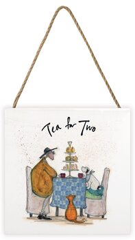 Pintura em madeira Sam Toft - Tea for Two