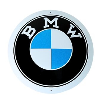 Placa metálica BMW