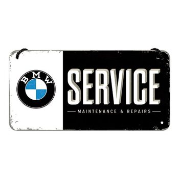 Placa metálica BMW - Service
