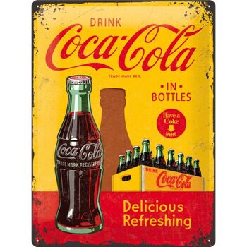 Placa metálica Coca-Cola - Have a Coke
