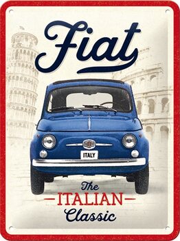 Placa metálica Fiat - Italian Classic