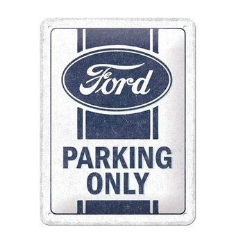 Placa metálica Ford - Parking Only