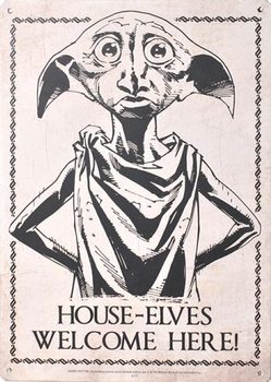 Placa de metal Harry Potter - Dobby
