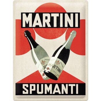 Placa metálica Martini Spumanti