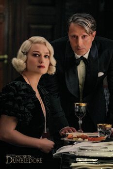 Plakat Fabeldyr og hvor de er å finne- Queenie and Grindelwald