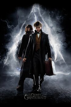 Plakat Fabeldyr og hvor de er å finne - The Crimes of Grindelwald