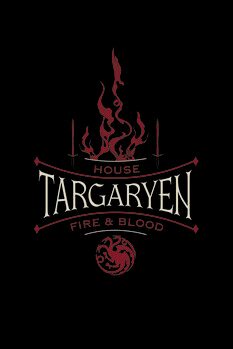 Plakat Game of Thrones - House of Targaryen