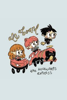 Plakat Harry Potter - All aboard to Hogwarts