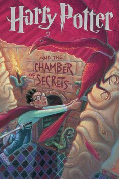 Plakat Harry Potter - Chamber of Secrets book cover