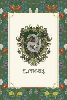 Plakat Harry Potter - Slytherin