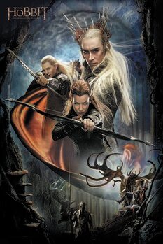 Plakat Hobbit - The Desolation of Smaug - The Elves