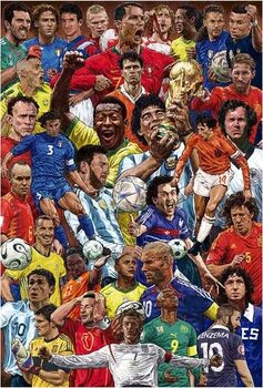 Plakat Legendary Footballers