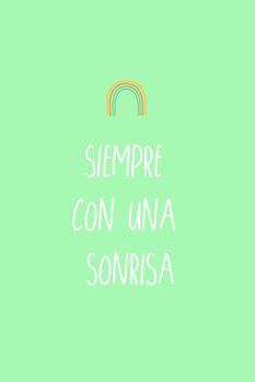Plakat Siempre con una sonrisa 2