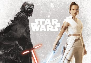 Plakat Star Wars - Kylo & Rey