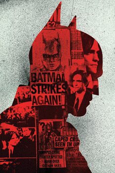 Poster Batman strikes again