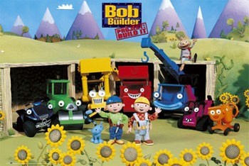 Poster BOB THE BUILDER - sunflowers