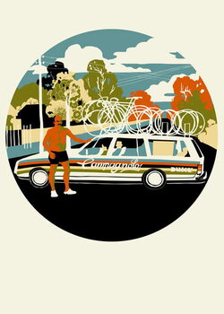 Poster Campagnolo Team Car, 2013
