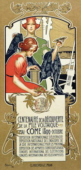 Poster Centenary of the Discovery of the Voltaic Pile, 1899