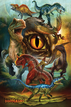 Poster Dinozavri - mesojedci