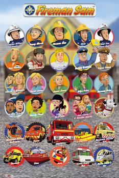 Poster Fireman Sam - Characters