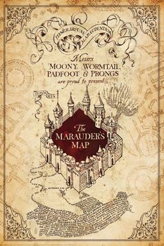 XXL Plakat Harry Potter - Marauders Map