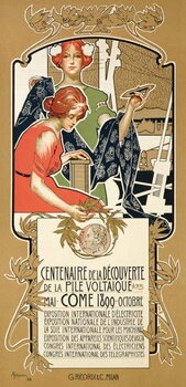 Poster International Exhibition of Electricity, 1899, pub. 1898