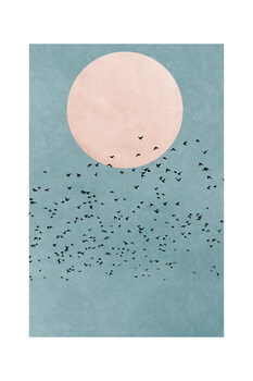 Poster Kubistika - Fly away