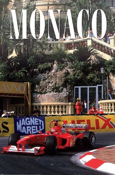 Poster Monaco - Race
