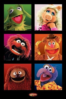 Poster MUPPETS - character boxes
