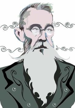 Slika na platnu Nikolai Rimsky-Korsakov Russian composer