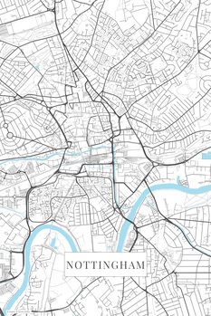 Poster Nottingham white