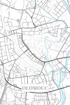 Poster Olomouc white