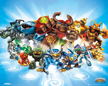 Poster Skylanders Giants - group