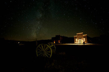 Poster The Milky Way over Bodie Ghost