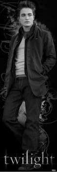 Poster TWILIGHT - edward b&w