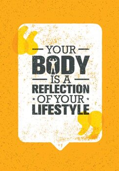 Poster Your Body Is A Reflection Of